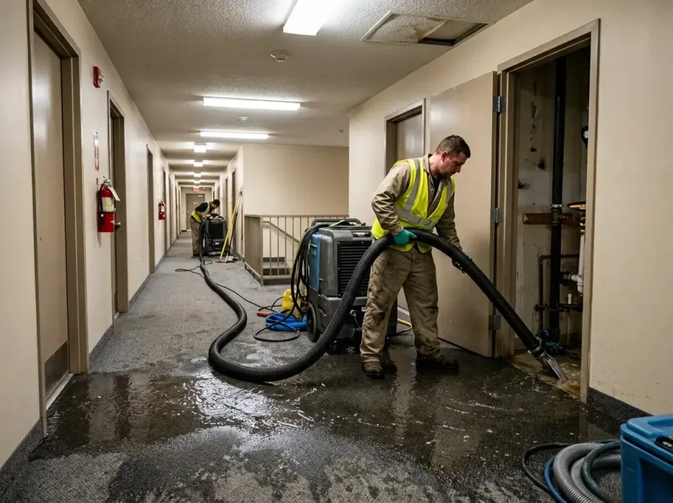 multi-unit-apartment-hallway-f-005 — frequently asked questions, Emergency Burst Pipe Water Extraction & Removal in Holmes B…